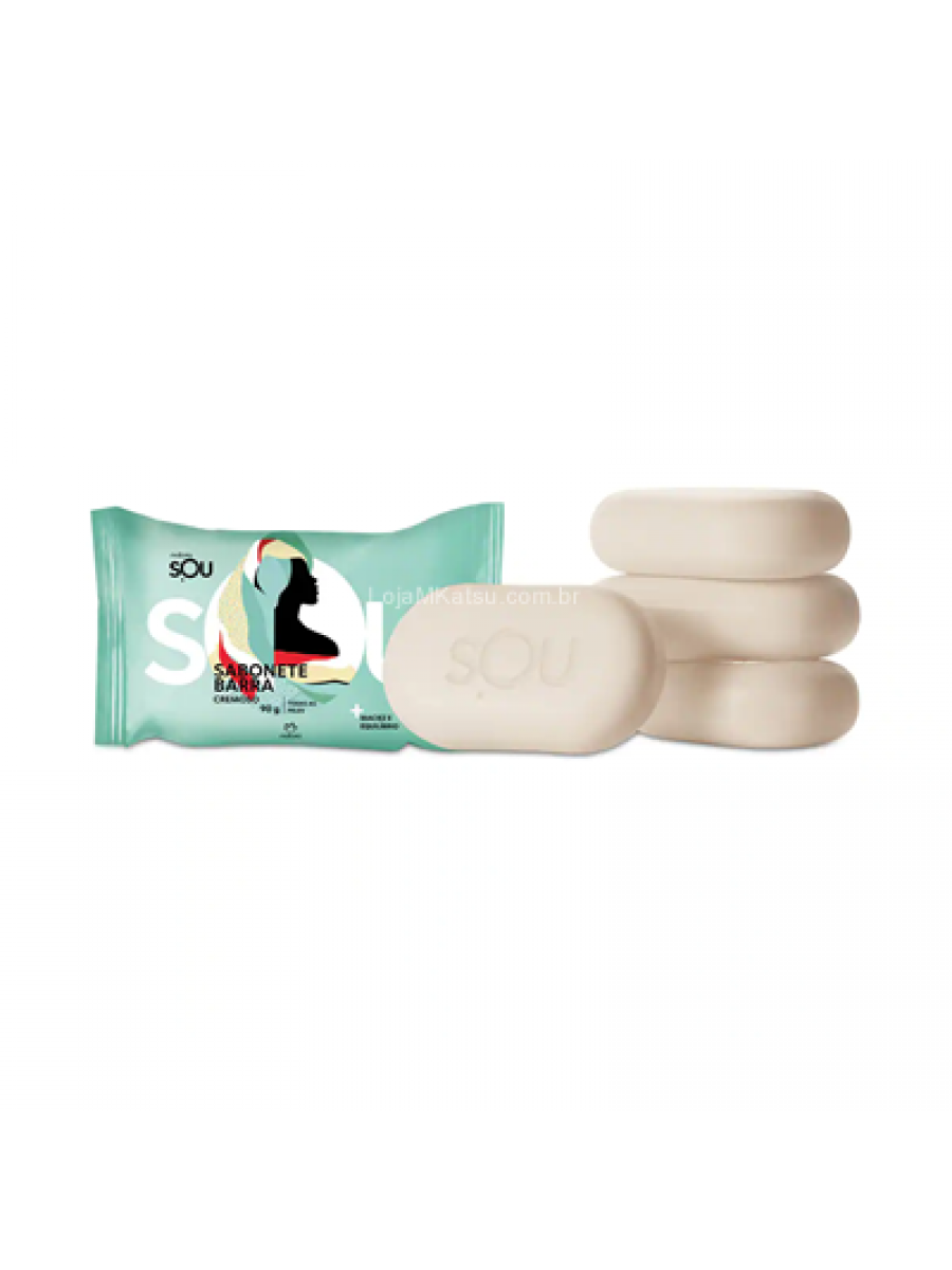 Natura Sabonete em Barra Cremoso SOU - 5un de 90g