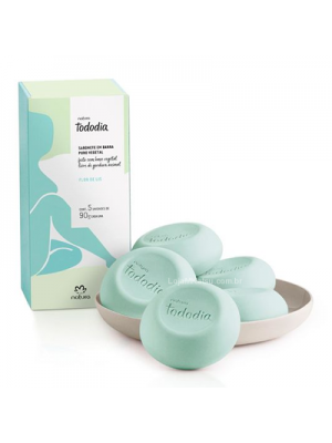Natura Sabonete em Barra Puro Vegetal Flor de Lis Tododia - 5un de 90g